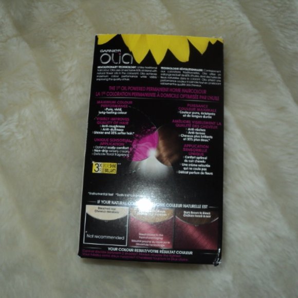 Garnier OLIA 7.22  DEEP ROSE PINK Hair Colour - Picture 3 of 5